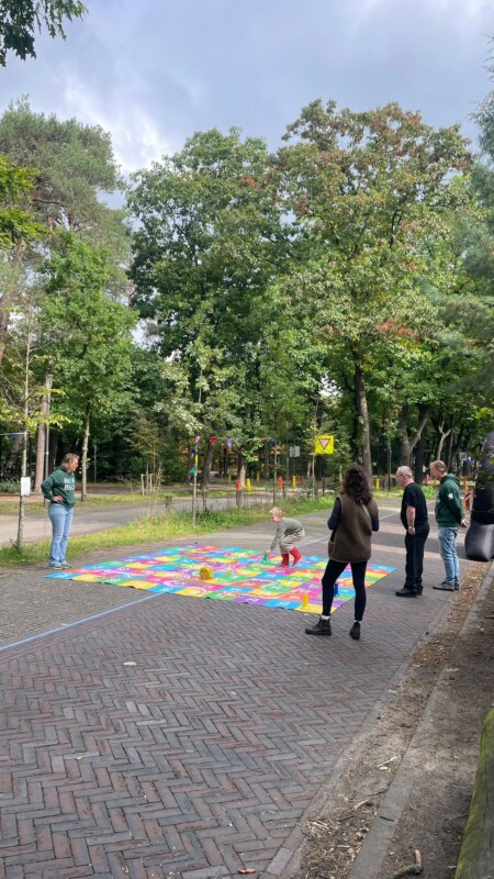 XXL spel, mensen spelen